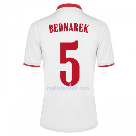 Maillot de Foot Pologne Bednarek 5 Domicile UEFA EURO 2020 Maillot de Foot Pologne Bednarek 5 Domicile UEFA EURO 2020